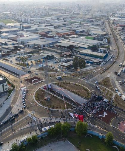 Mersin'de Hal Katlı Kavşağı hizmete açıldı