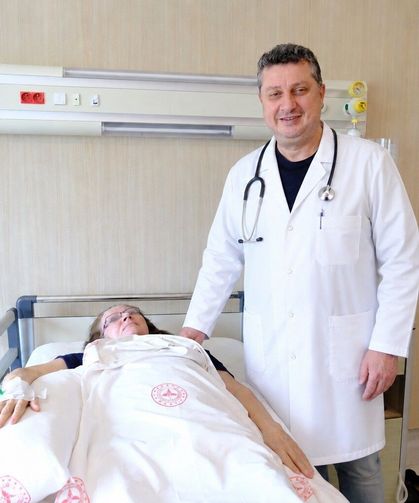 Ukraynalı hasta şifayı Mersin Şehir Hastanesinde buldu