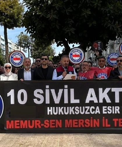 Memur-Sen Mersin: Gazze Aktivistleri Derhal Serbest Bırakılmalı