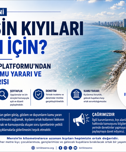 Birlikte EMO Platformu: "Kıyılar Ortak Mirasımızdır"