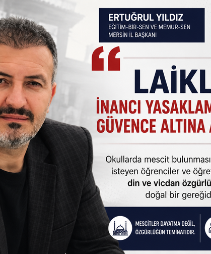 İl Başkanı Yıldız , “Laiklik İnancı Yasaklamak Değil, Güvence Altına Almaktır”