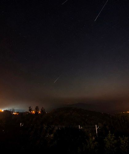 Mersinliler Perseid Meteor Yağmurunu Darısekisi'nde izledi