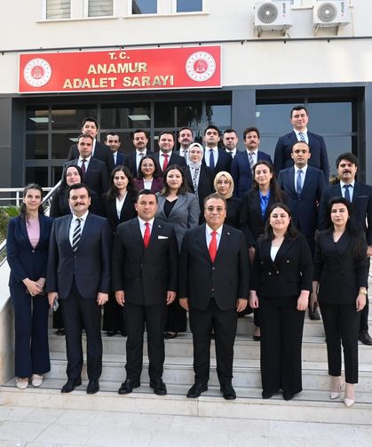 HSK 2. Daire Üyesi Arslan, Anamur'da yargı mensuplarıyla bir araya geldi