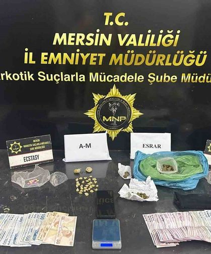 Mersin'de uyuşturucu operasyonu: 4 şüpheli tutuklandı