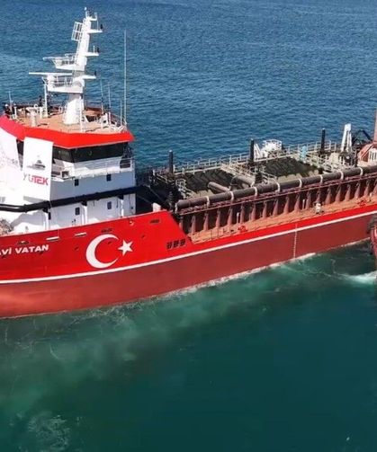 İlk Yerli Tarama Gemisi Suya İndi