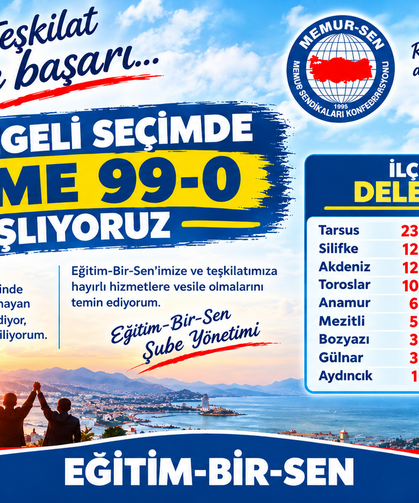 Eğitim Bir-Sen 'de Seçim Başlamadan Bitti : Yıldız Yeni Dönem Mesajı Verdi