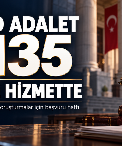 Alo Adalet 135 hattı 81 ilde hizmete girdi