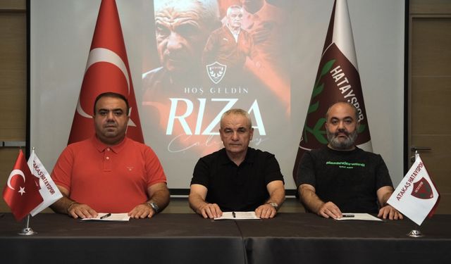  Hatayspor Rıza Çalımbay ile sözleşme imzaladı