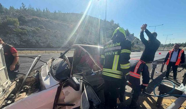 Tarsus’ta trafik kazası 1 yaralı