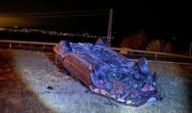 Elazığ’da otomobil takla attı: 1 ölü