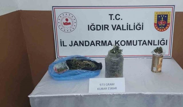 Iğdır İl Jandarma Komutanlığı’ndan uyuşturucu operasyonu