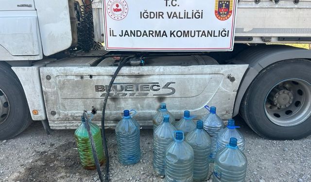 Iğdır’da akaryakıt kaçakçılığı operasyonu