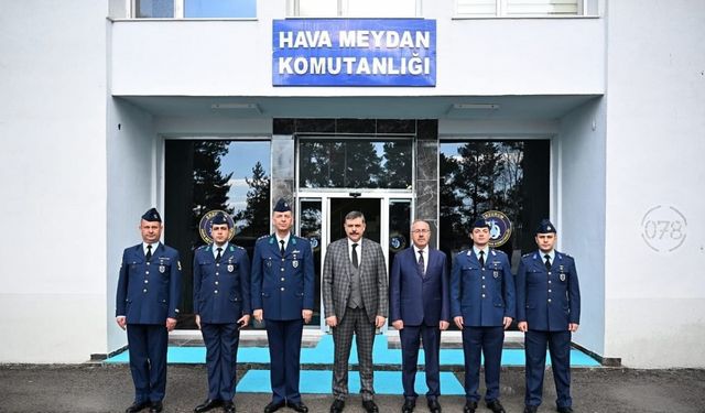 Vali Çiftçi’den Hava Meydan Komutanlığı’na ziyaret