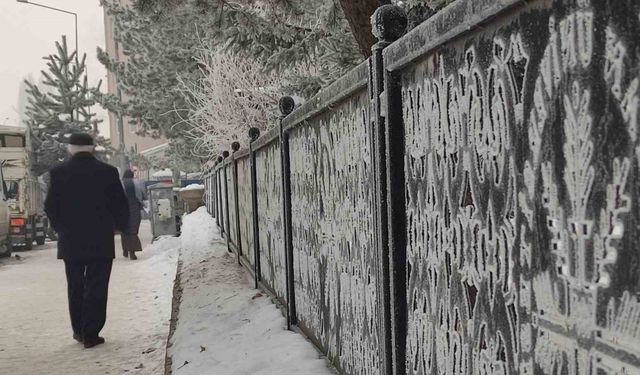 Ardahan Göle dondu: Eksi 24’ü gördü