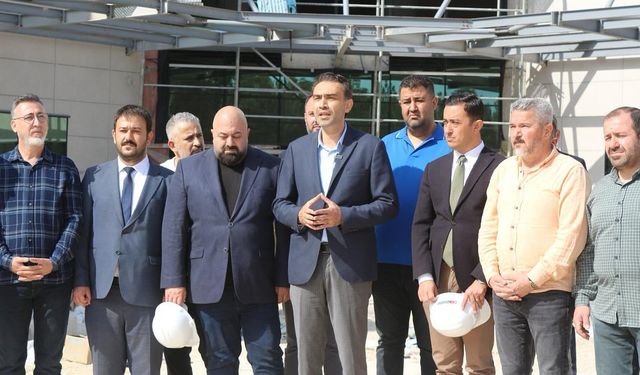 İl Başkanı Aldemir , '' Mezitli'miz Modern ve Güçlü Bir Sağlık Tesisine Kavuşacak ''