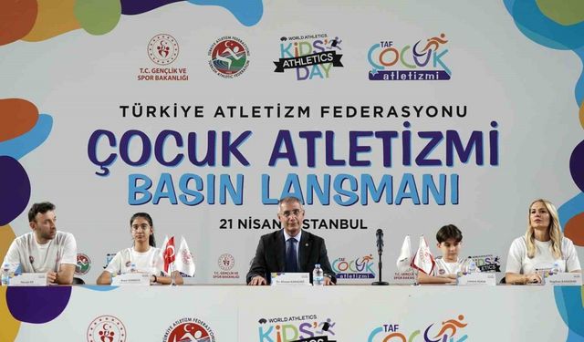 Çocuk Atletizmi basın lansmanı gerçekleştirildi