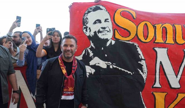 Galatasaray kafilesi Konya’ya geldi