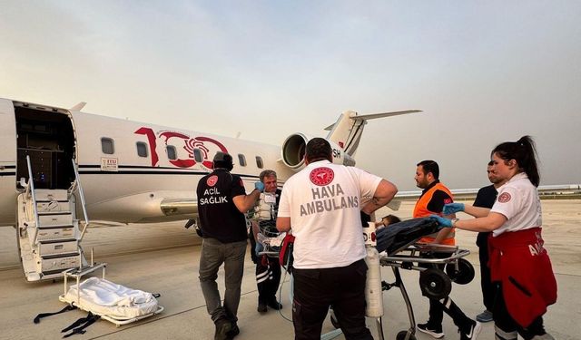 Mersin’den Ankara’ya umut dolu hava nakli gerçekleştirildi