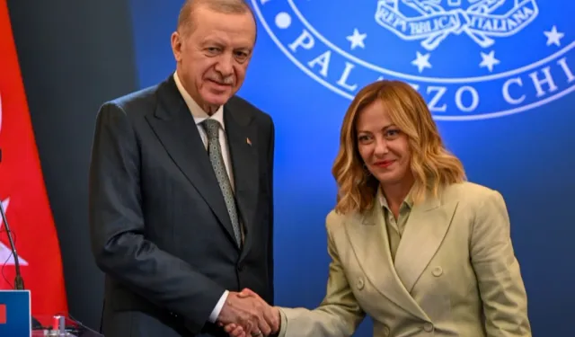 Cumhurbaşkanı Erdoğan, Meloni ile görüştü