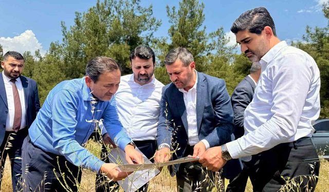 AK Parti heyeti’nden TCDD gar sahasının taşınacağı Kızılcaören bölgesinde inceleme