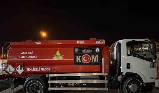 Aydın’da 4 ton atık yağ ele geçirildi