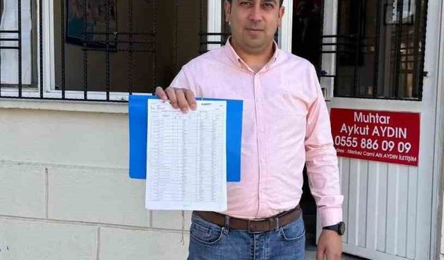 Çine’de seçim var, Sarıoğlu Mahallesi muhtarını seçecek