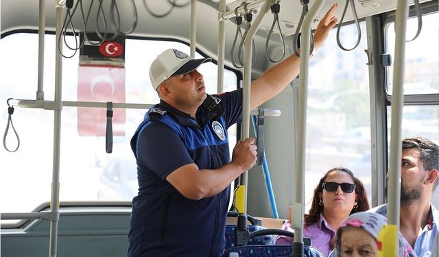 Hatay’da toplu taşıma araçlarında klima denetimi