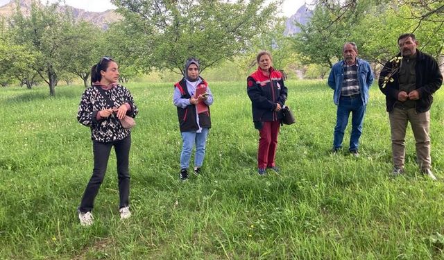 Iğdır’da meyve bahçelerinde hastalık ve zararlılarla mücadele toplantısı gerçekleştirildi