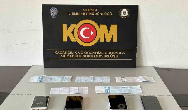 Mersin’de tefecilik yapan 3 şüpheli tutuklandı