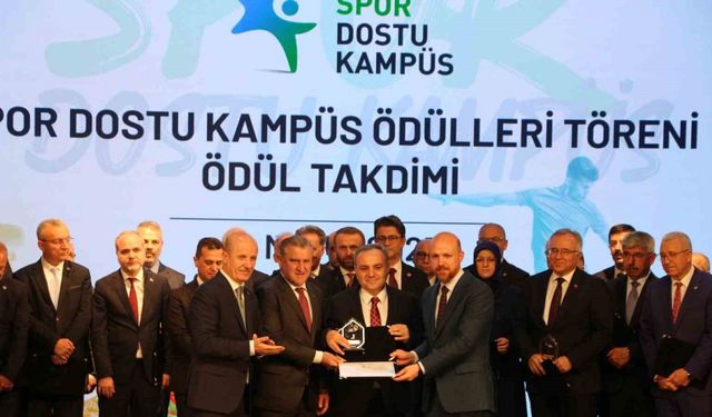 Spor Dostu Kampüs Sertifika Töreni, Rize’de düzenlendi
