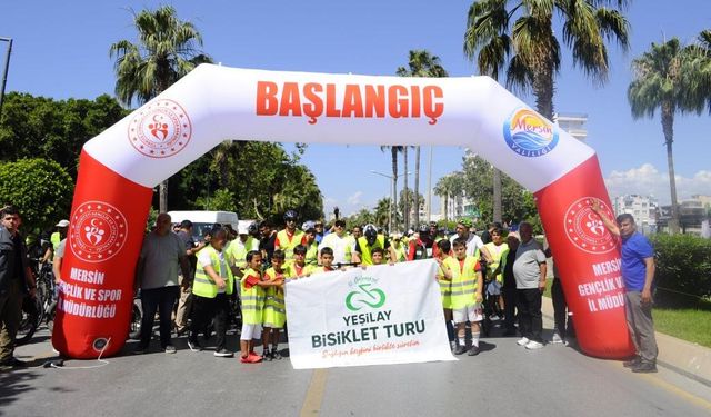 Mersin'de Pedallar Sağlık İçin Çevrildi