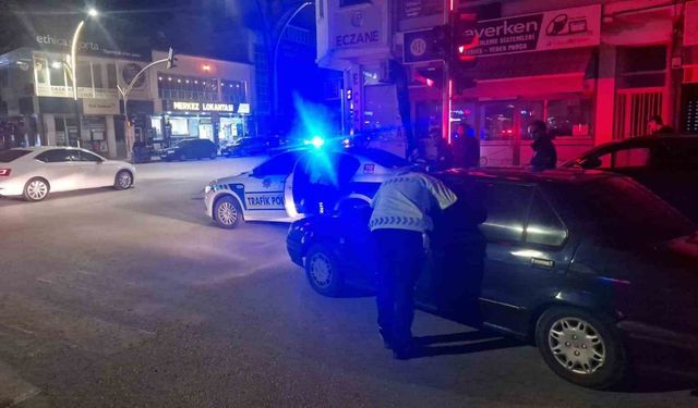 Çorum’da polis ekiplerinden şok denetim: 3 motosiklet trafikten men edildi