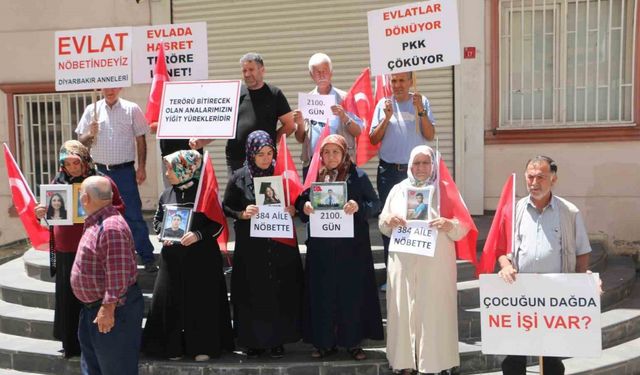 Diyarbakır’da 384’üncü aile evlat nöbetine katıldı
