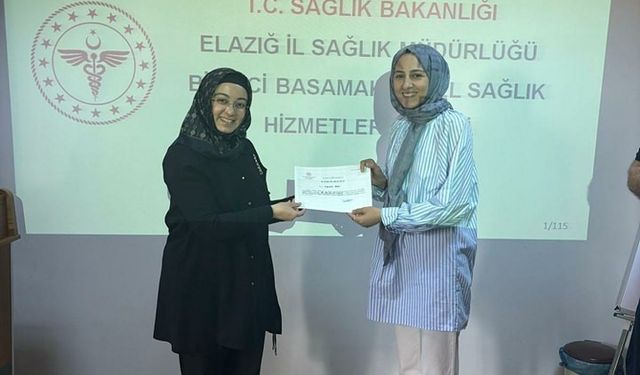 Elazığ’da sağlık çalışanlarına eğitim verildi