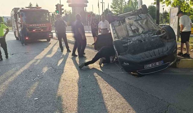 Elazığ’da trafik kazası: 2 yaralı