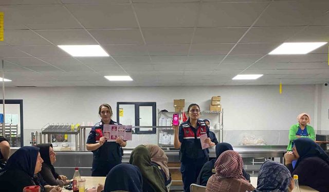 Jandarmadan kadınlara KADES eğitimi