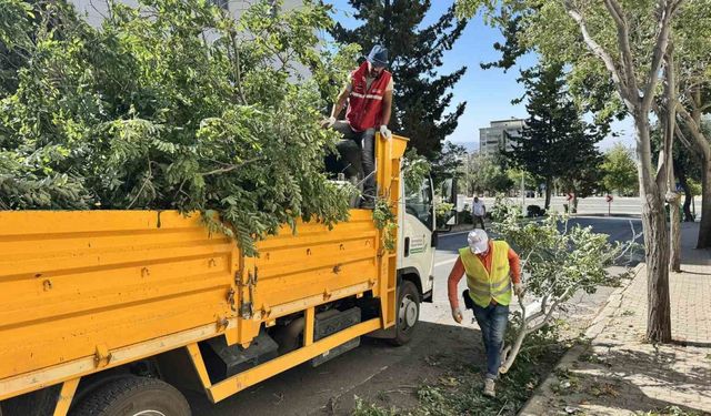 Kahramanmaraş’ta fırtınanın oluşturduğu hasar ortadan kaldırılıyor