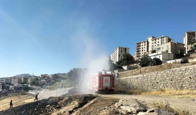 Menemen yapmak isteyen çocuklar yangına neden oldu