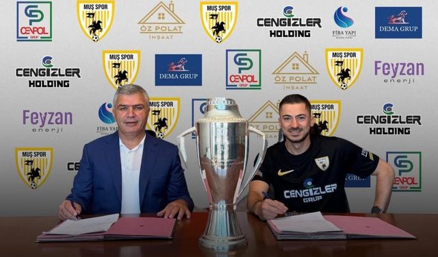 Muşspor’da şampiyonluğun mimarlarından Halil Yılmaz yuvada kaldı