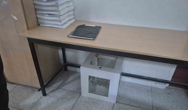 Bağış kumbarasını çalan zanlı serbest bırakıldı