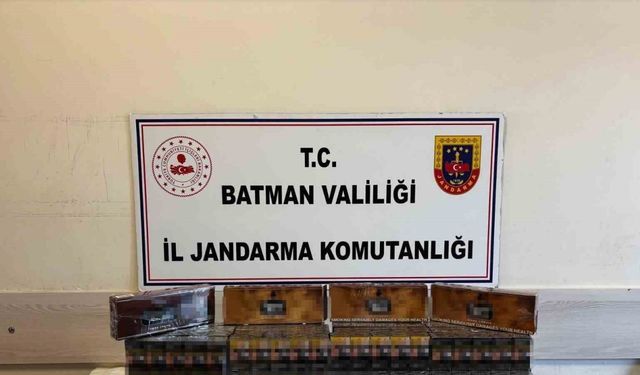 Batman’da 784 paket kaçak sigara ele geçirildi