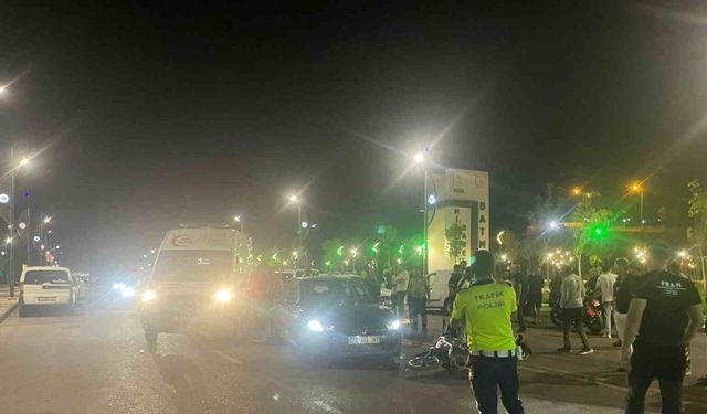 Batman’da otomobil ile motosiklet çarpıştı: 1 yaralı