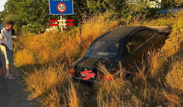 Düğün konvoyundaki kaza ucuz atlatıldı