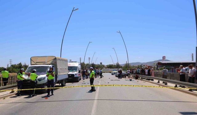 İki araç çarpıştı 13 yaşındaki Musa öldü