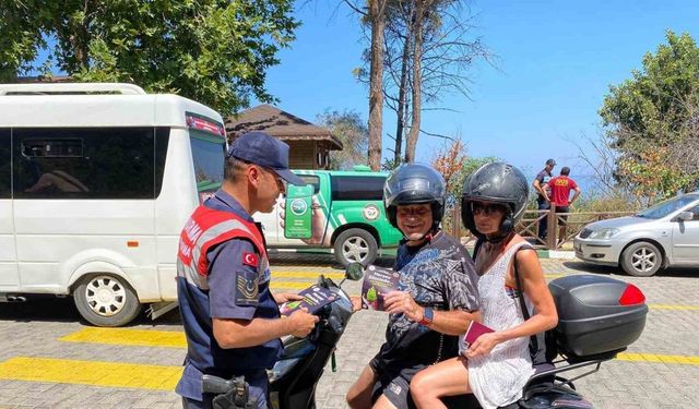Jandarma’dan Milli Park’ta vatandaşlara yangın uyarısı
