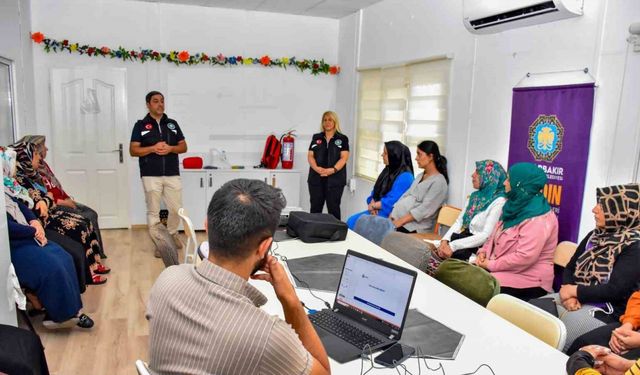 Kadınlara afetlere karşı farkındalık eğitimi verildi