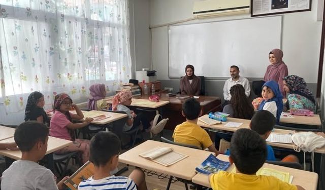 Kaymakam Gizem Bayguş’tan Kur’an Kursu öğrencilerine ziyaret