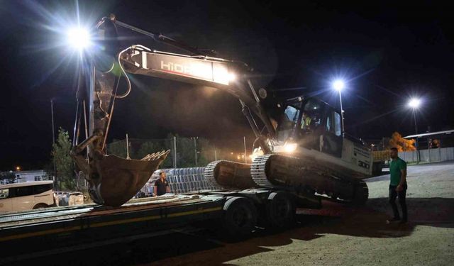 Kırıkkale Belediyesi, orman yangınına müdahale için ekip sevk etti