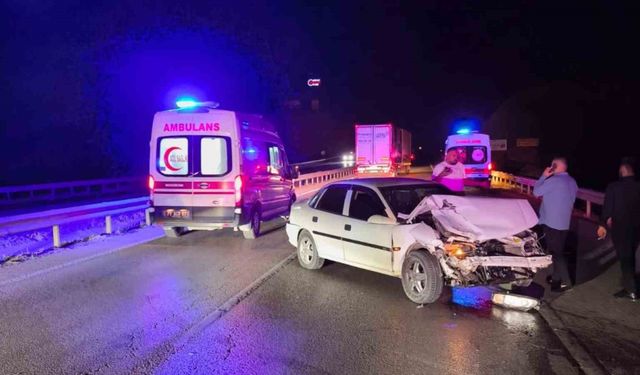 Kırıkkale’de iki otomobil çarpıştı: 4 yaralı
