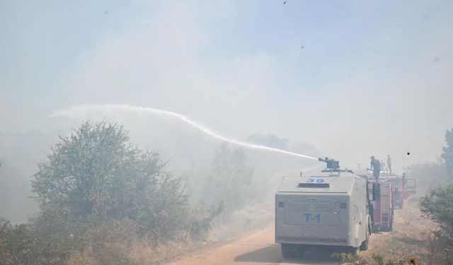 Kırklareli’nde ormanlık alana sıçrayan yangın söndürüldü